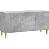 TV staliukas Televizoriaus spintelė Betono pilka 99 x 34,5 x 50 cm