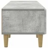 TV staliukas Televizoriaus spintelė Betono pilka 147 x 34,5 x 30 cm