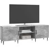 TV staliukas Televizoriaus spintelė Betono pilka 150 x 31 x 50 cm