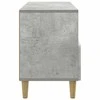 TV staliukas Televizoriaus spintelė Betono pilka 102 x 34,5 x 50 cm