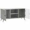 TV staliukas Televizoriaus spintelė Betono pilka 102 x 34,5 x 50 cm
