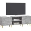TV staliukas Televizoriaus spintelė Betono pilka 150 x 31 x 50 cm