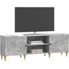 TV staliukas Televizoriaus spintelė Betono pilka 150 x 31 x 50 cm