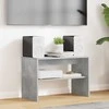 TV staliukas Televizoriaus spintelė Betono pilka 60 x 30 x 40 cm