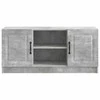 TV staliukas Televizoriaus spintelė Betono pilka 102 x 34,5 x 47 cm