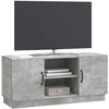 TV staliukas Televizoriaus spintelė Betono pilka 102 x 34,5 x 47 cm