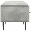 TV staliukas Televizoriaus spintelė Betono pilka 147 x 34,5 x 30 cm