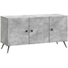 TV staliukas Televizoriaus spintelė Betono pilka 99 x 34,5 x 50 cm