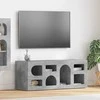 TV staliukas Televizoriaus spintelė Betono pilka 100 x 35 x 40 cm