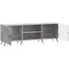 TV staliukas Televizoriaus spintelė Betono pilka 150 x 31 x 50 cm