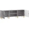 TV staliukas Televizoriaus spintelė Betono pilka 150 x 31 x 50 cm