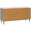 TV staliukas Televizoriaus spintelė Betono pilka 99 x 34,5 x 52 cm