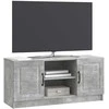 TV staliukas Televizoriaus spintelė Betono pilka 102 x 34,5 x 47 cm