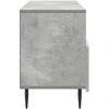 TV staliukas Televizoriaus spintelė Betono pilka 102 x 34,5 x 50 cm