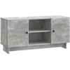 TV staliukas Televizoriaus spintelė 102 x 34,5 x 50 cm Betono pilka