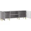 TV staliukas Televizoriaus spintelė Betono pilka 150 x 31 x 50 cm
