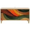 TV staliukas Televizoriaus spintelė BONN 102 x 33 x 50 cm Sonoma ąžuolo