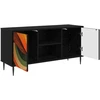 TV staliukas Televizoriaus spintelė BONN 102 x 33 x 51 cm Juodojo ąžuolo