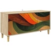 TV staliukas Televizoriaus spintelė BONN 102 x 33 x 50 cm Sonoma ąžuolo