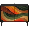TV staliukas Televizoriaus spintelė BONN 69 x 33 x 50,5 cm Juodojo ąžuolo