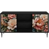 TV staliukas Televizoriaus spintelė BORNE 102 x 33 x 51 cm Juodojo ąžuolo