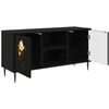 TV staliukas Televizoriaus spintelė BREMEN 102 x 33 x 51 cm Juodojo ąžuolo