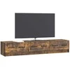 TV staliukas Televizoriaus spintelė Dūminio ąžuolo 147 x 34,5 x 27 cm
