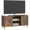 TV staliukas Televizoriaus spintelė Dūminio ąžuolo 102 x 34,5 x 50 cm