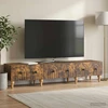 TV staliukas Televizoriaus spintelė Dūminio ąžuolo 147 x 34,5 x 30 cm