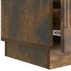 TV staliukas Televizoriaus spintelė Dūminio ąžuolo 147 x 34,5 x 27 cm