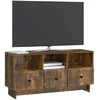 TV staliukas Televizoriaus spintelė Dūminio ąžuolo 102 x 34,5 x 50 cm