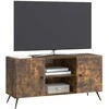 TV staliukas Televizoriaus spintelė Dūminio ąžuolo 102 x 34,5 x 50 cm