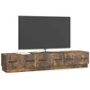 TV staliukas Televizoriaus spintelė Dūminio ąžuolo 147 x 34,5 x 27 cm