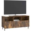 TV staliukas Televizoriaus spintelė Dūminio ąžuolo 102 x 34,5 x 50 cm