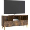 TV staliukas Televizoriaus spintelė Dūminio ąžuolo 102 x 34,5 x 50 cm