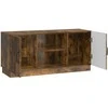 TV staliukas Televizoriaus spintelė Dūminio ąžuolo 102 x 34,5 x 47 cm
