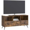 TV staliukas Televizoriaus spintelė Dūminio ąžuolo 102 x 34,5 x 50 cm