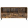 TV staliukas Televizoriaus spintelė Dūminio ąžuolo 102 x 34,5 x 50 cm