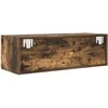 TV staliukas Televizoriaus spintelė, dūminio ąžuolo, 80x31x25,5 cm, mediena