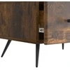 TV staliukas Televizoriaus spintelė Dūminio ąžuolo 147 x 34,5 x 30 cm