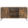 TV staliukas Televizoriaus spintelė Dūminio ąžuolo 102 x 34,5 x 50 cm