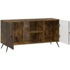 TV staliukas Televizoriaus spintelė Dūminio ąžuolo 102 x 34,5 x 50 cm