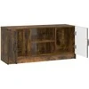 TV staliukas Televizoriaus spintelė Dūminio ąžuolo 102 x 34,5 x 47 cm