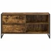 TV staliukas Televizoriaus spintelė Dūminis ąžuolas 100 x 36 x 49,5 cm