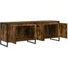 TV staliukas Televizoriaus spintelė Dūminis ąžuolas 140 x 36 x 49.5 cm