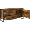 TV staliukas Televizoriaus spintelė Dūminis ąžuolas 100 x 36 x 49.5 cm