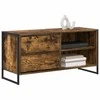 TV staliukas Televizoriaus spintelė Dūminis ąžuolas 100 x 36 x 49,5 cm