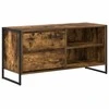 TV staliukas Televizoriaus spintelė Dūminis ąžuolas 100 x 36 x 49,5 cm