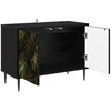 TV staliukas Televizoriaus spintelė ELBURG 69 x 33 x 50,5 cm Juodojo ąžuolo