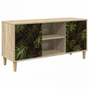 TV staliukas Televizoriaus spintelė ELBURG 102 x 33 x 50 cm Sonoma ąžuolo
